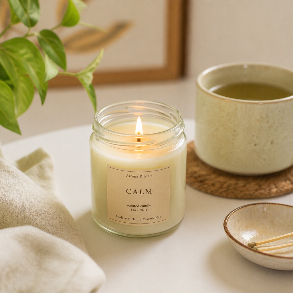 Calm Natural Aromatherapy Candle