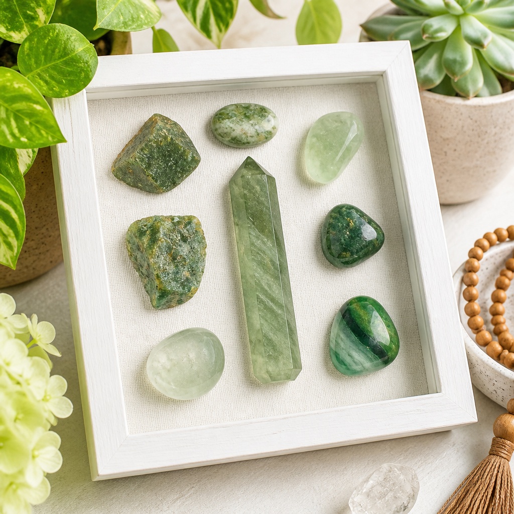 Green Crystal Healing Collection